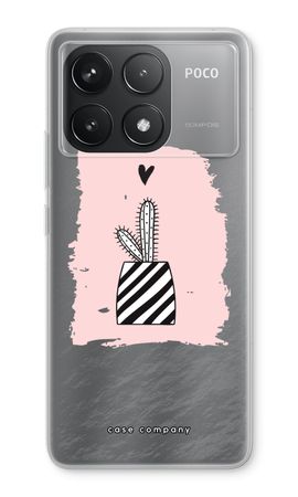 Black and white cactus