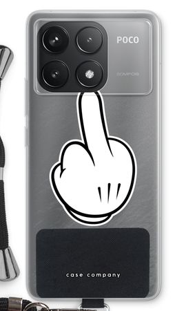 Middle finger white