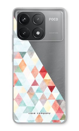 Coloured triangles pastel