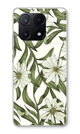 White flower pattern