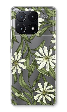 White flower pattern