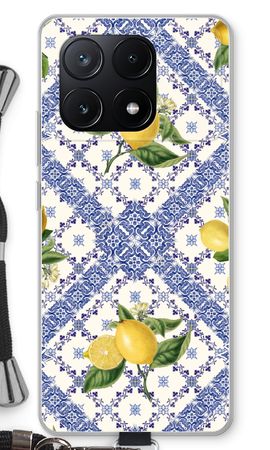 Blue tiles and lemons