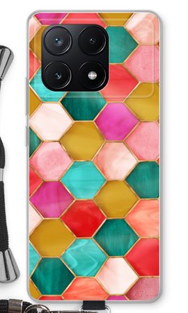 Hexagons in stained glass