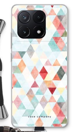 Coloured triangles pastel