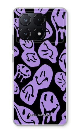 Melting Smiley - Purple