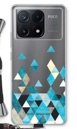 Coloured triangles blue