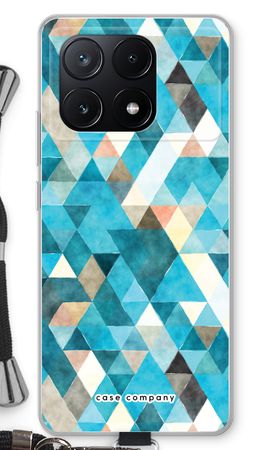 Coloured triangles blue