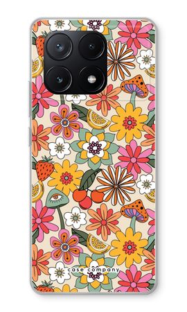 Retro Flowers N°2 - Yellow