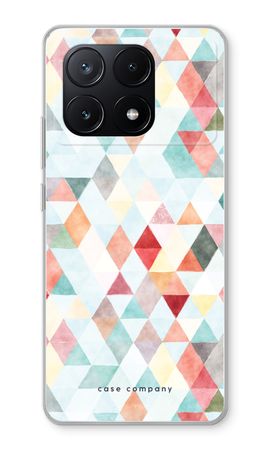 Coloured triangles pastel