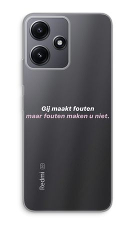 Fouten maken u niet