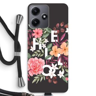 Hello in flowers