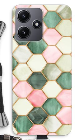 Hexagons in stained glass