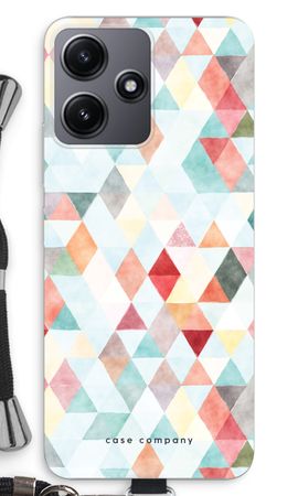 Coloured triangles pastel