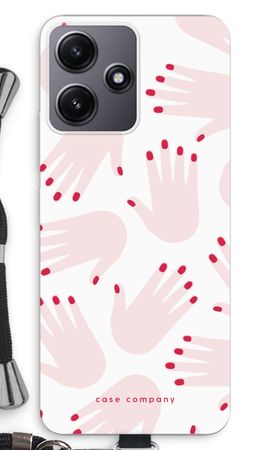 Hands pink