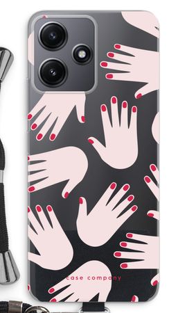 Hands pink