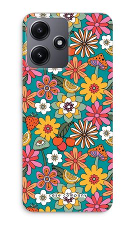 Retro Blumen N°2 - Blau