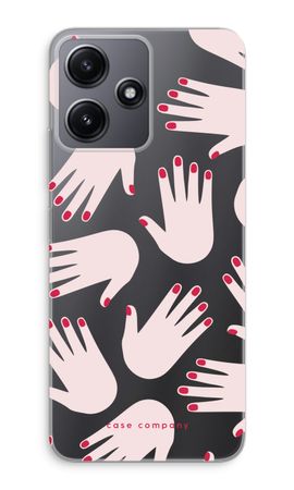 Hands pink
