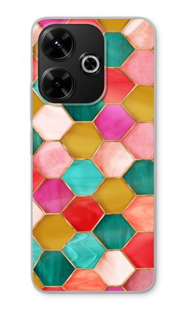 Hexagons in stained glass