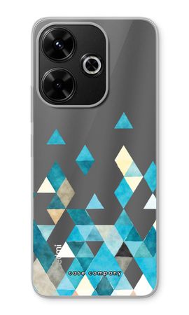 Coloured triangles blue