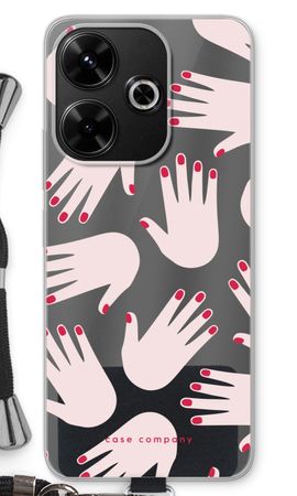 Hands pink
