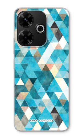 Coloured triangles blue