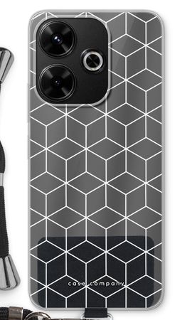 Cubes black and white