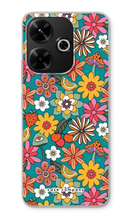 Retro Flowers N°2 - Blue