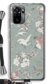 Japanese crane birds blossom
