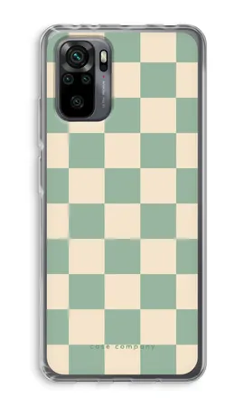 Checkered Mint, Xiaomi Redmi Note 10 Pro weiche Hülle