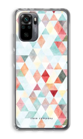 Coloured triangles pastel