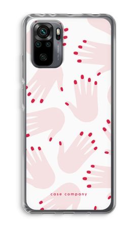 Hands pink