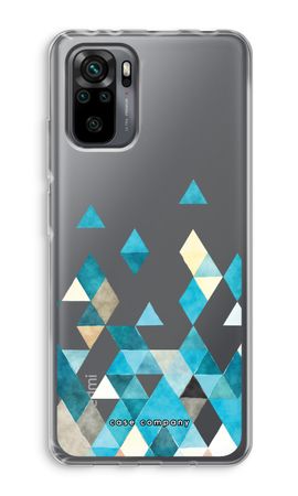 Coloured triangles blue
