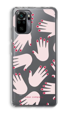 Hands pink