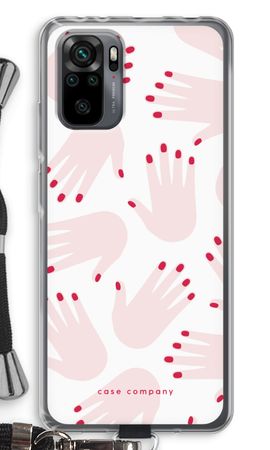 Hands pink