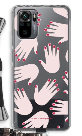 Hands pink