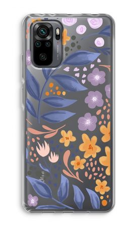 Flowers with blue leaves