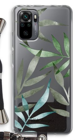 Tropical watercolor leaves