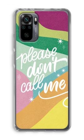 Don't call
