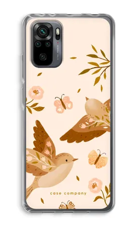 Fluttering Pair, Měkké pouzdro Xiaomi Redmi Note 10 Pro