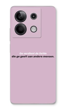 Ge verdient de liefde