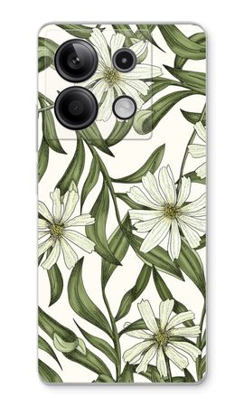White flower pattern