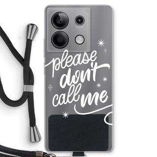 Don't call