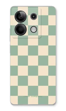 Checkered Mint, Miękkie etui Xiaomi Redmi Note 13 5G