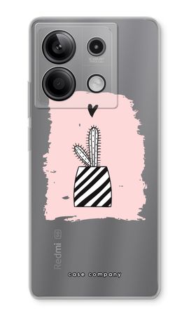 Black and white cactus