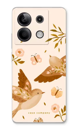 Fluttering Pair, Xiaomi Redmi Note 13 5G pehmeä kotelo