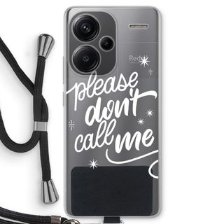 Don't call