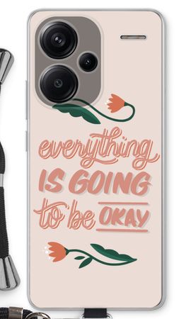 Optimistic flower girl