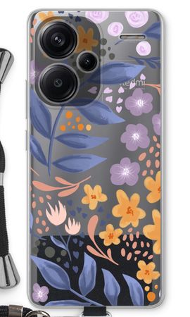 Flowers with blue leaves