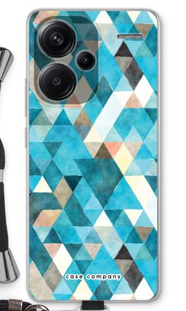 Coloured triangles blue