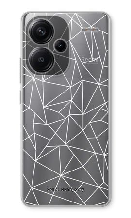 Geometric lines white